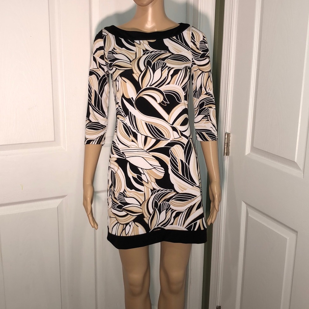 White house black market black print dress. XXS